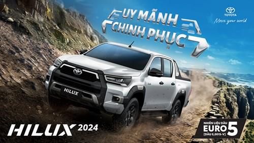 Toyota Việt Nam giới thiệu Hilux phiên bản nâng cấp 2024 – “Uy mãnh chinh phục”